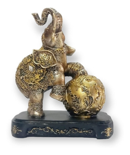 Decorativo Elefante Estatua 15x17.5x9 Cm  Hindú