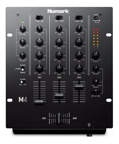 Numark M4 Mixer Profesional Para Dj 3 Canales Meses S/i