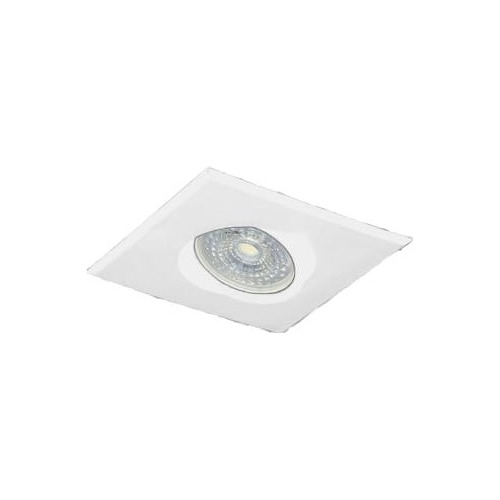 Pack 10 Spot Embutir Cuadrado Pvc Dicroica Led 7w 220v