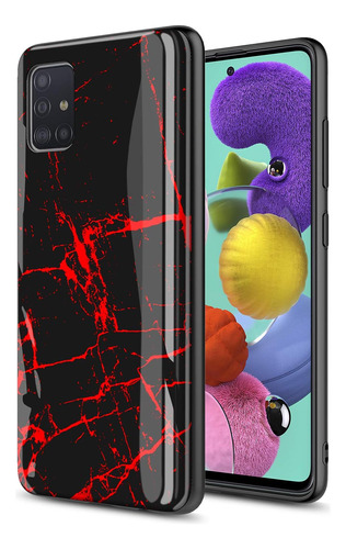 Funda Para Galaxy A51 Gorgcase Marble Red