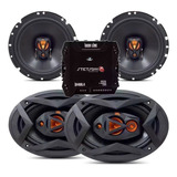 Kit Som Automotivo Auto Falante Jbl 6 Pol + 6x9 69 + Modulo