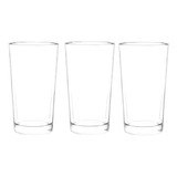 Pack X6 Vasos Para Agua Jugos En Vidrio Sin Marcar 9 Onzas