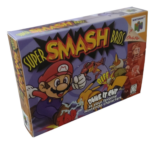 Super Smash Bros 64 Nuevo Con Caja