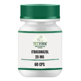 Itraconazol 25mg Pote 60 Mini Cápsulas - Uso Veterinário