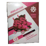 Patines Rosado 4 Ruedas Ajustables  Avalanche 