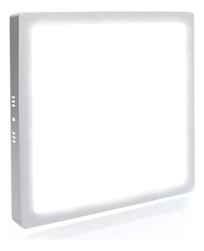 Painel Plafon Sobrepor Led 25w Quadrado 30x30 Slim 6000k