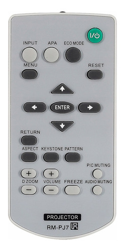 Control Remoto Para Proyector Sony Vpl-ex2 Es3 Ex3 Es7 Ex7 E