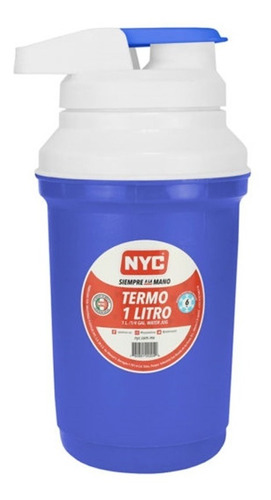 2 Termos Nyc De 1 Litro Con Tapón Y Rosca