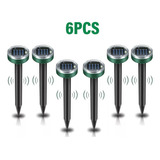 6pcs Repelente Espanta Cobra Escorpião Solar Ultrassônico