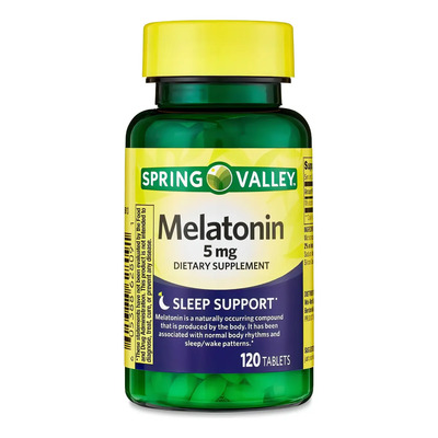 Suplemento en tabletas Spring Valley Bone and muscle health support Melatonina de Melatonina de Spring Valley de 120 un | Envío gratis