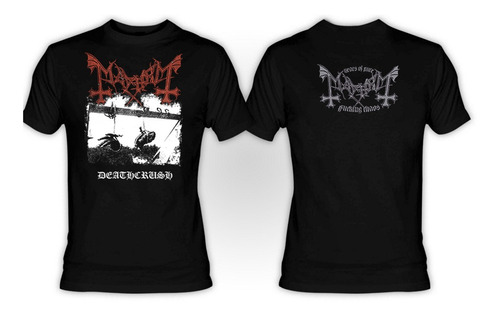 Mayhem Deathcrush Playera O Blusa Burzum Bathory Venom