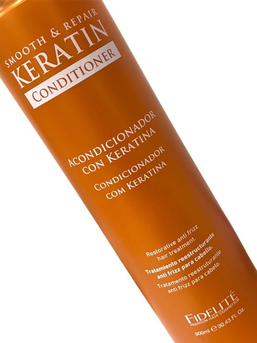 Acondicionador Keratin 900ml Smooth & Repair Fidelité 