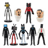 Skibidi Toilet Pack Set 9 Figuras