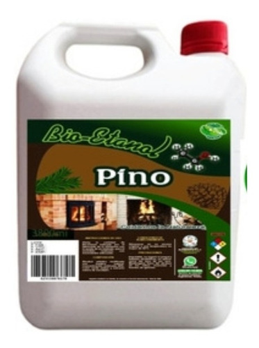 Bioetanol Premium Para Chimenea  Galón Aroma Pino Silvestre 