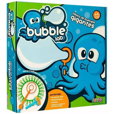 Burbujero Fabrica De Pompas Gigantes Bubble Lab C/liquido
