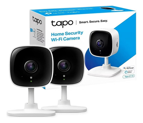 Tapo C110 Camara De Seguridad Wi-fi Audio Uhd X2 Unidades