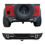 Ecotric Parachoque Trasero Para Jeep Wrangler Yj Tj 2 Luz D Jeep Wrangler