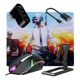 Kit Gamer Mobilador Mouse S/teclado P/ Celular Free Fire Cod