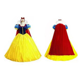 Vestido De Cosplay De Festa Para Adultos Snow White Princess