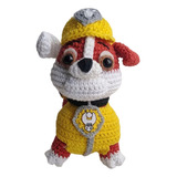 Rubble Pawpatrol-patrulla Canina Amigurumi Crochet Muñeco