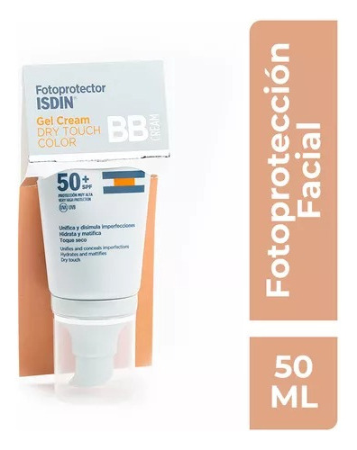 Isdin Fotoprotector Dry Touch Color Gel Crema 50+ X 50ml