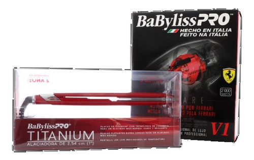 Secadora Y Plancha Babylisspro V1 Ferrari -gratis Envio