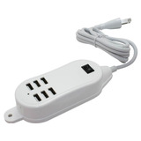 Hub De Escritorio 6 Puertos Usb, 25w, Usb Desktop Charger, 1