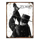 Cartel Chapa Vintage Publicidad El Zorro L095 20x28cm