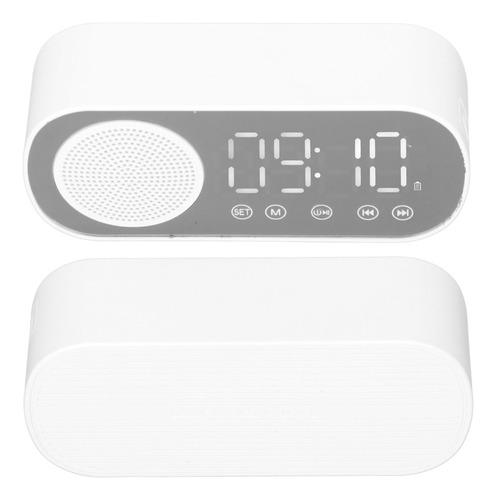 Led Reloj Despertador Digital Bocina Bluetooth Radios Fm