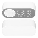 Led Reloj Despertador Digital Bocina Bluetooth Radios Fm