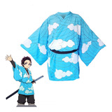 Cosplay Haori Tanjiro Kamado Sakonji - Kimono Demon Slayer