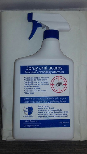 Spray Anti Ácaros, Anti Bacterias Y Anti Hongos 4 L