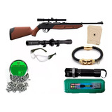 Rifle Balines Bombeo Crosman Kit Mira 4.5mm Postas Diabolo 