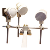 Kit Carona Multisatelites  Multifeed Para Antena Satelital 