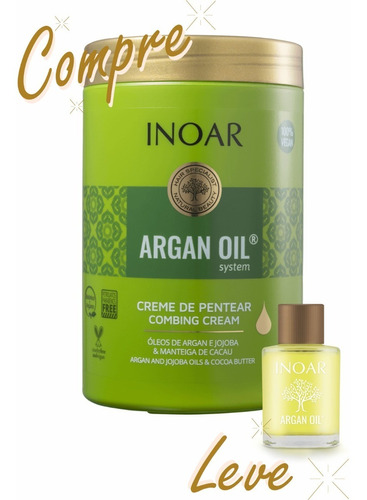 Argan Oil System Inoar Creme De Pentear Kg