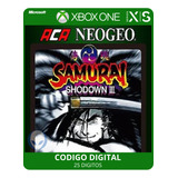 Aca Neogeo Samurai Shodown Iii Xbox