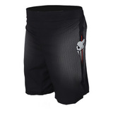 Short Soft Mma Muay Thai Boxing Kick Bushido All Black Lima