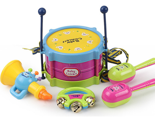 Tambor Musical Juguetes Para Niños Instrumento Para Niñas Y