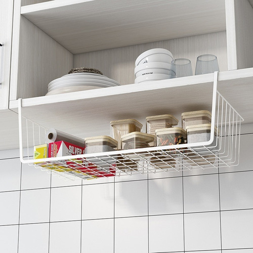 Soporte Organizador Colgante Estante Cocina Placard Canasto 