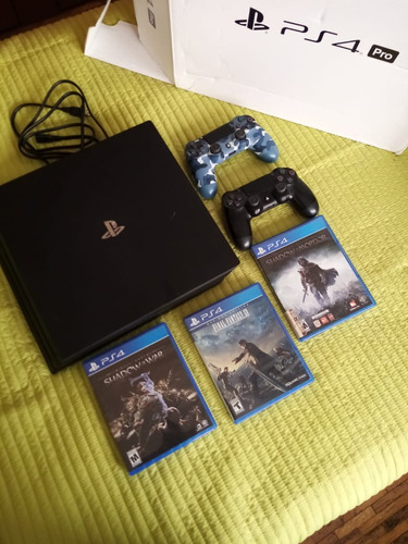 Playstation 4 Pro Con 2 Controles Y 3 Juegos