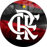 Painel Redondo Sublimado Flamengo 1.30x1.30cm C/elástico