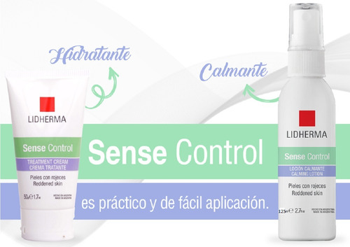 Kit Sense Control Crema + Locion  Rosacea Rojeces Lidherma