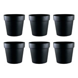 Kit Conjunto 6 Vasos Cachepot Suculentas Plantas Vasinho Pmg