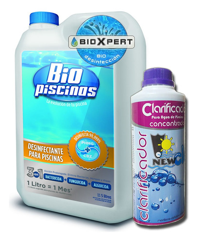 P11c - Biopiscinas 5 L + Clarificador Concentr. Envío Gratis