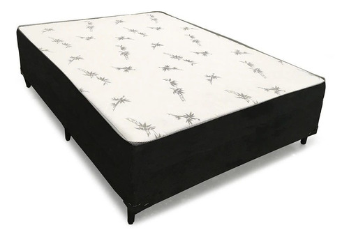 Cama Box Conjugada 10cm De Espuma D28 Casal 55x138x188