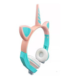 Auricular Inalámbrico Bluetooth Unicornio Noga C474 Color Rosa