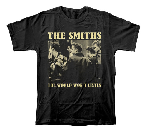 Camiseta Algodón Peinado Con Estampado The Smiths Banda Rock