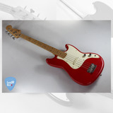 Squier By Fender Bronco Bass Affinity Series Bajo Torino Red
