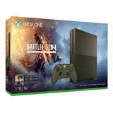 Microsoft Xbox One S 1tb Battlefield 1 Special Edition Bundle Verde-militar - Xbox One S 1tb Edição Battlefield 1 Verde