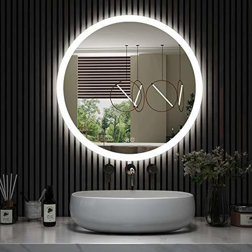 Cetyfy Espejo Led Para Baño Con Luz, Espejo De Tocador De Pa